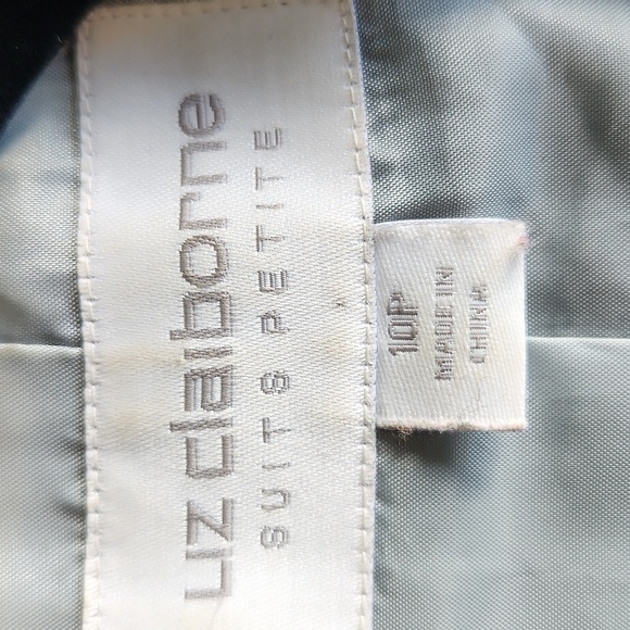 Vintage Liz Claiborne Brown Textured Double-Breasted Blazer - Picture 14 of 15